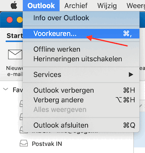 Nieuw e-mailaccount toevoegen in Microsoft Outlook voor Mac